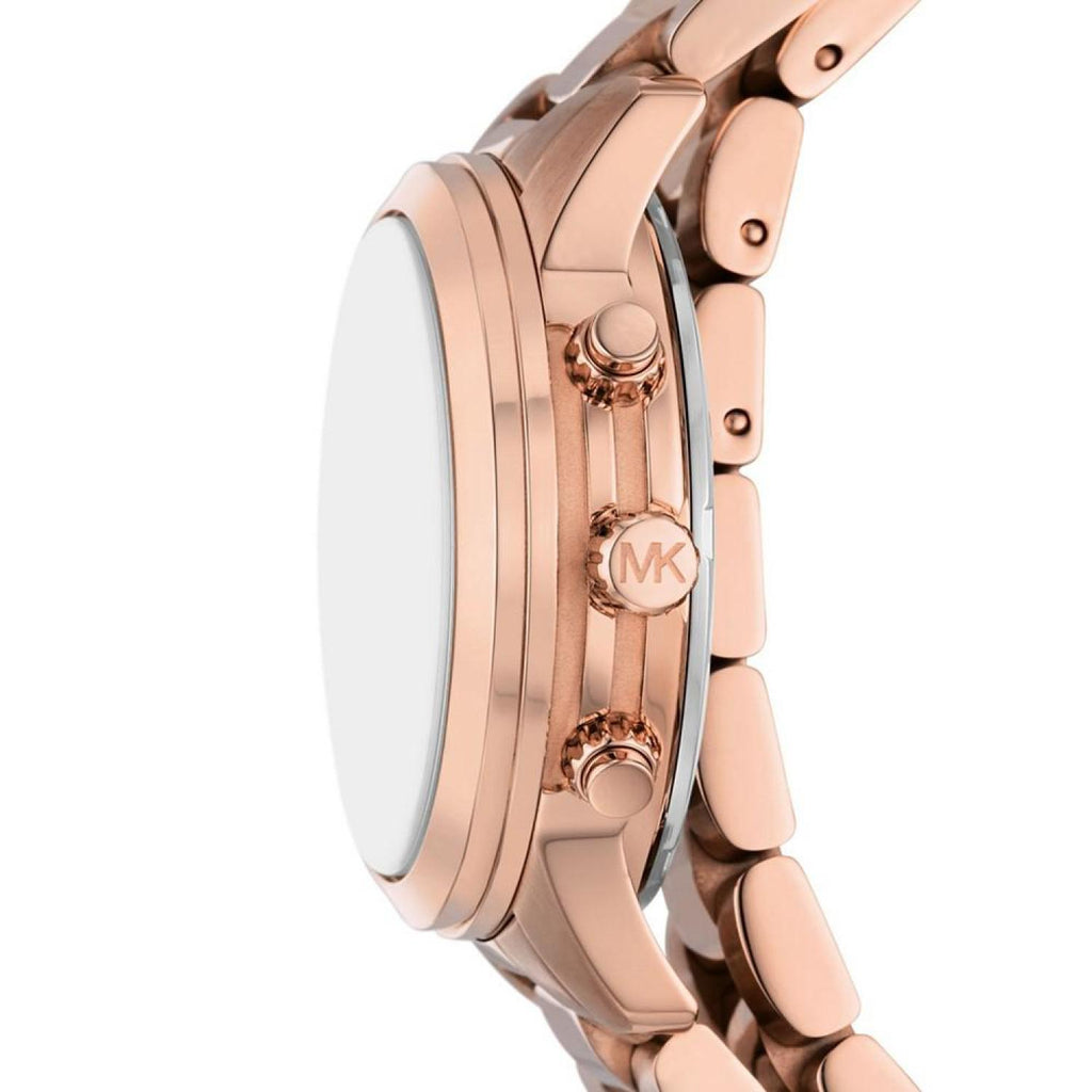 Michael Kors Runway Chronograph Rose Gold Wrap Women's Watch - MK7453