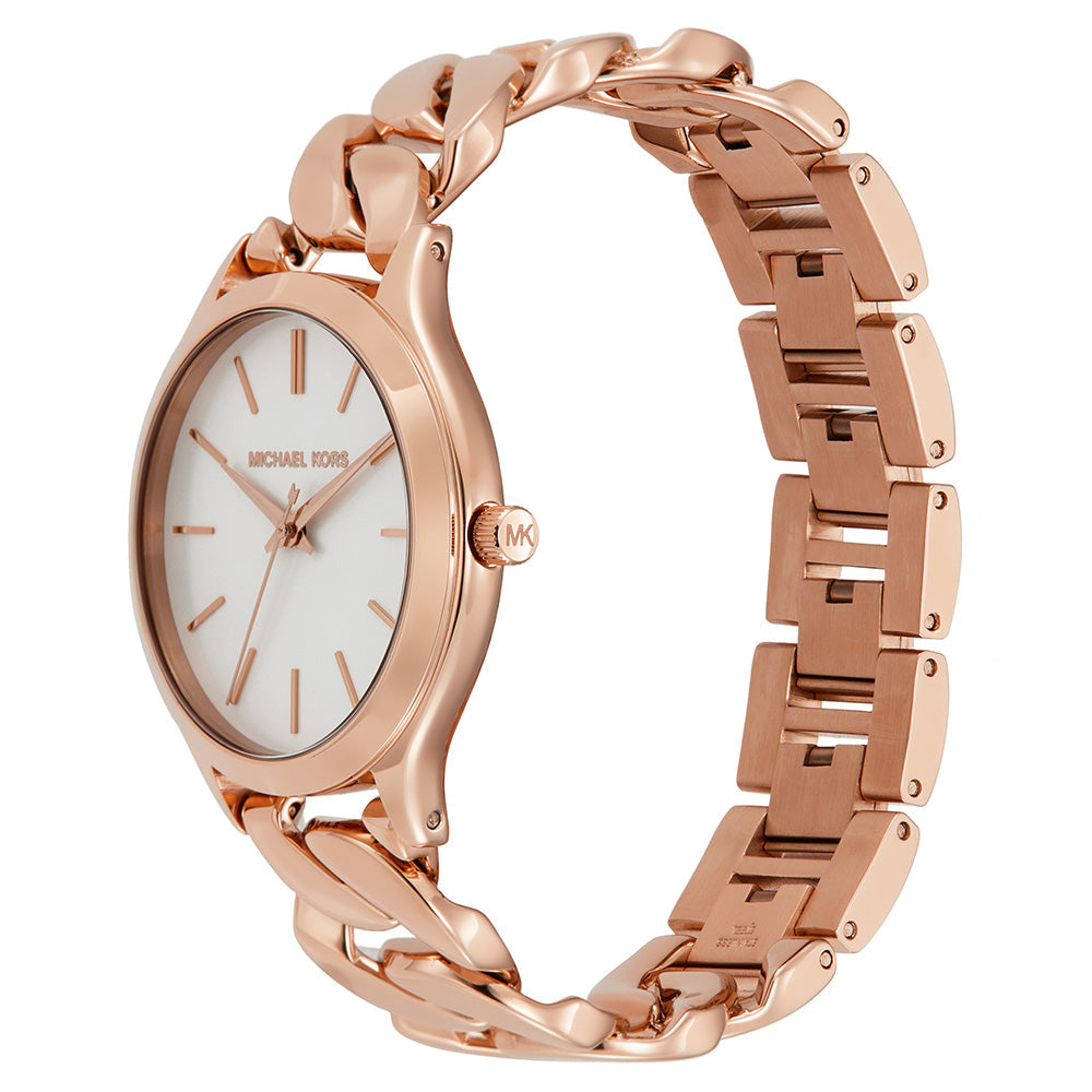 Michael Kors Runway Quartz Rose Gold-Tone Women's Watch - MK7473