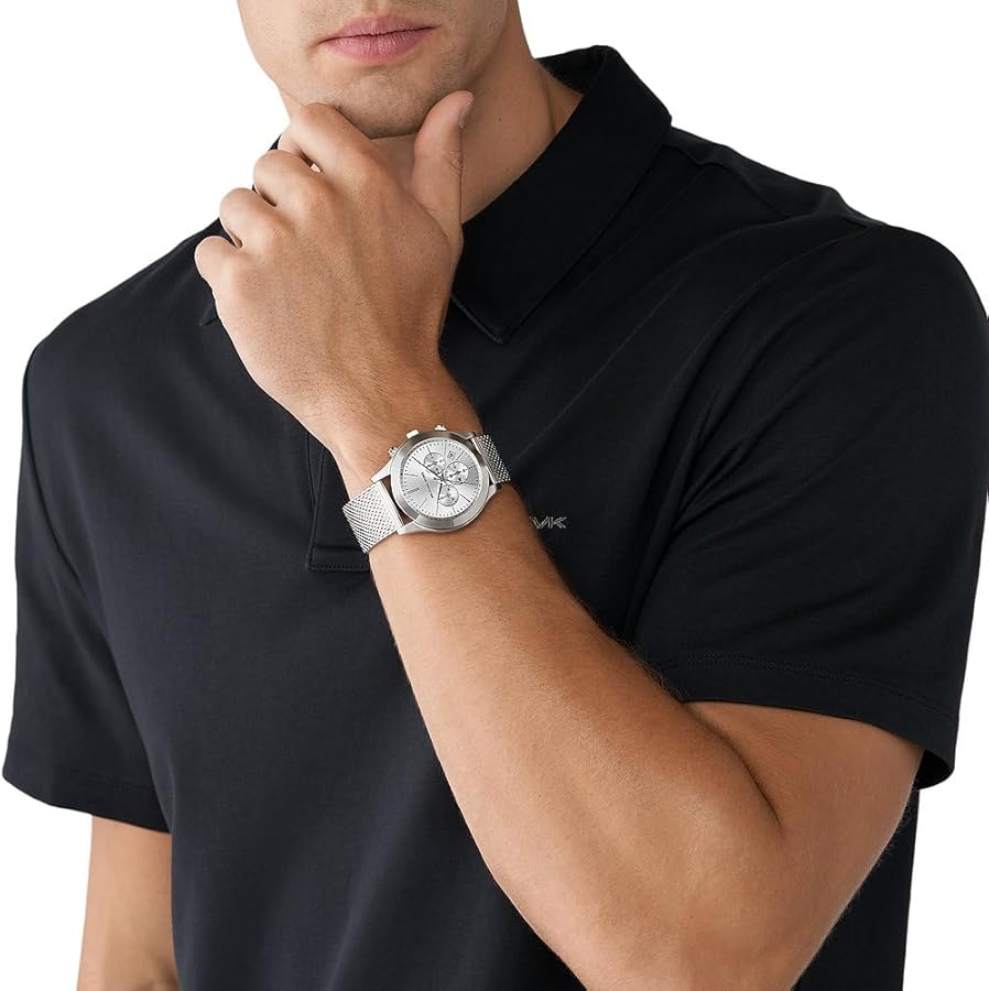 Michael Kors Slim Runway Chronograph Silver Men's Watch - MK9059