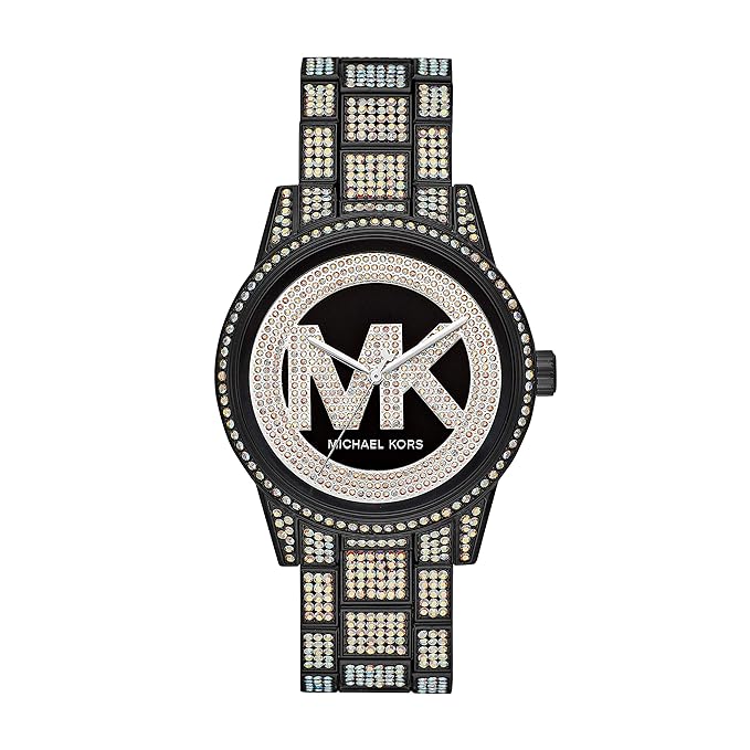 Michael Kors Ritz Black Pavé Dial Women's Watch - MK6733