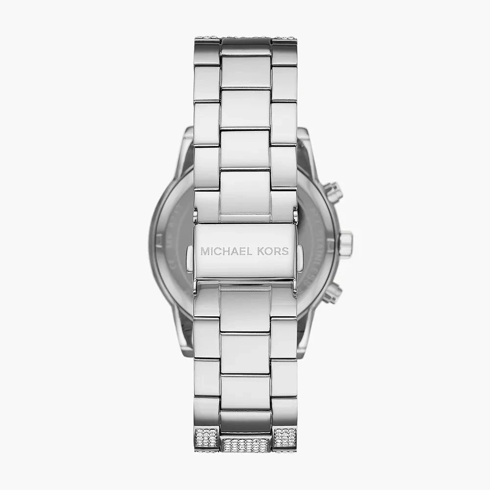 Michael Kors Ritz Pavé Silver-Tone Chronograph Women's Watch - MK6746