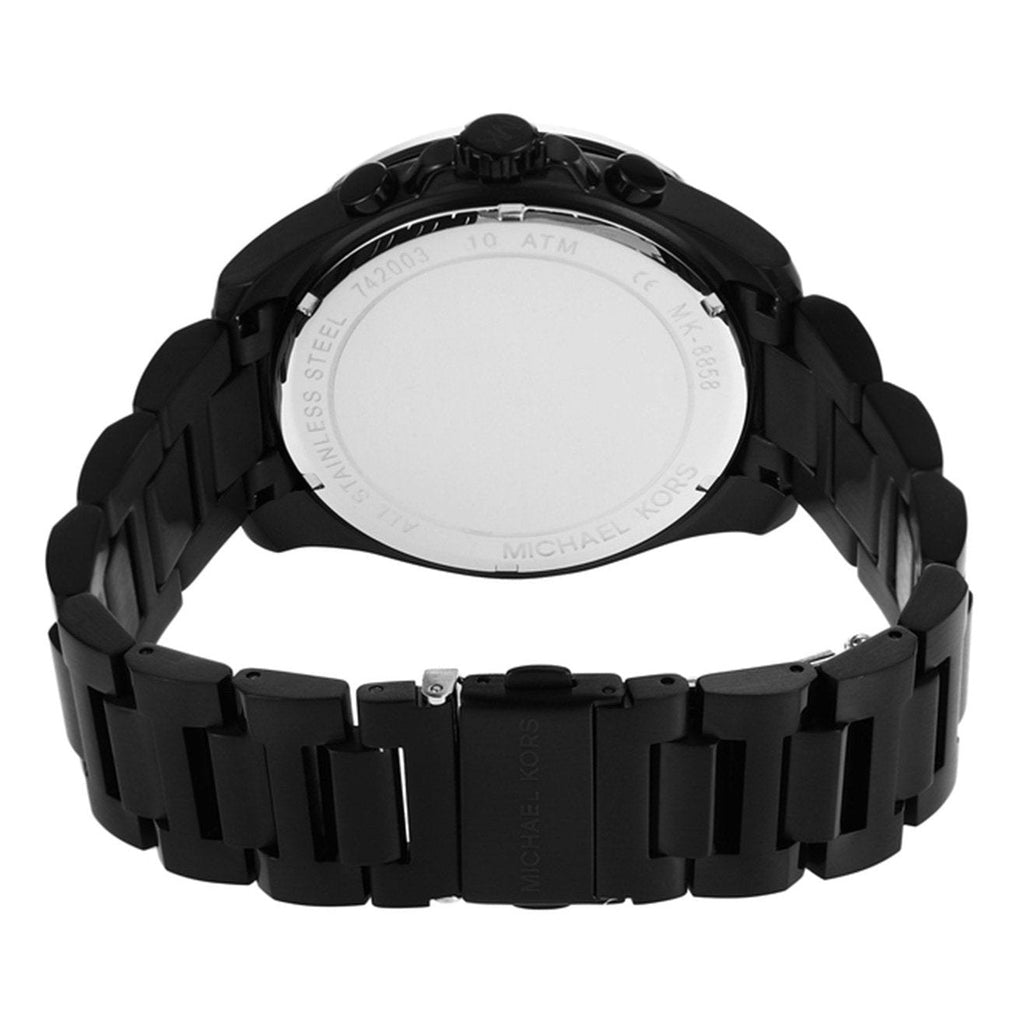 Michael Kors Brecken Chronograph Black Men's Watch - MK8858