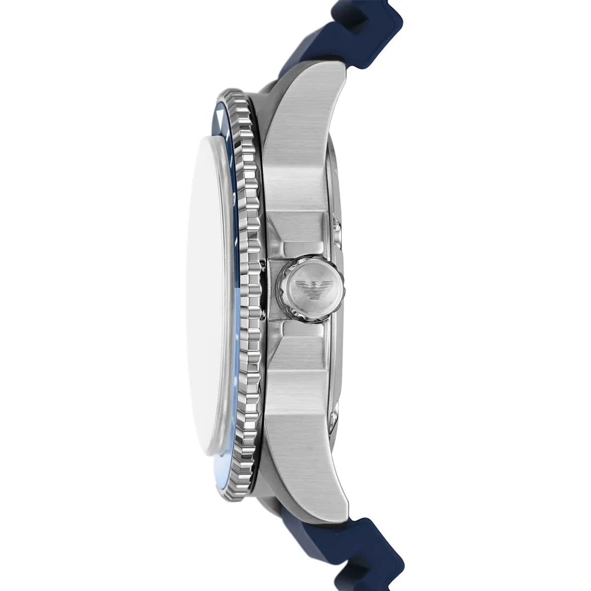 Emporio Armani Sea Explorer GMT Blue Silicone Men's Watch - AR11592