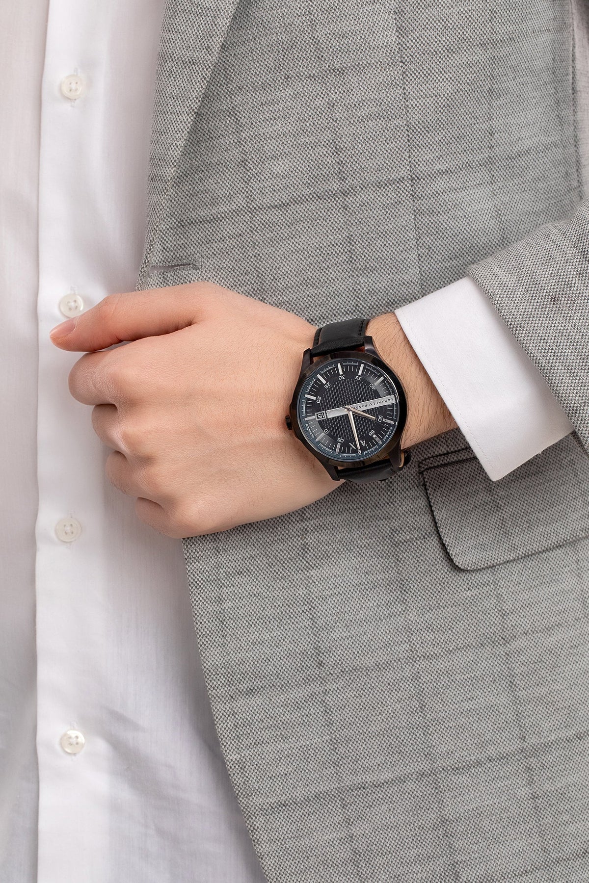 Armani Exchange Quartz Blue Dial Men’s Watch AX2411 - Watch