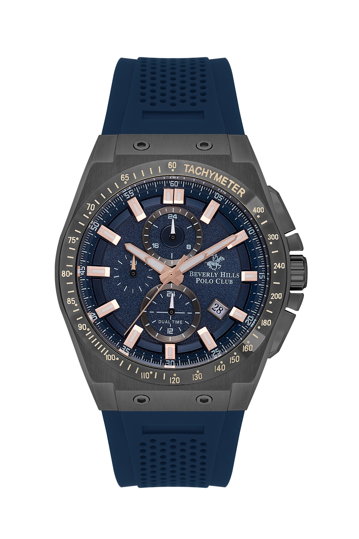 BEVERLY HILLS POLO CLUB Men’s Multi-Function Dark Blue Dial Color Watch – BP3541X.099 - Watch