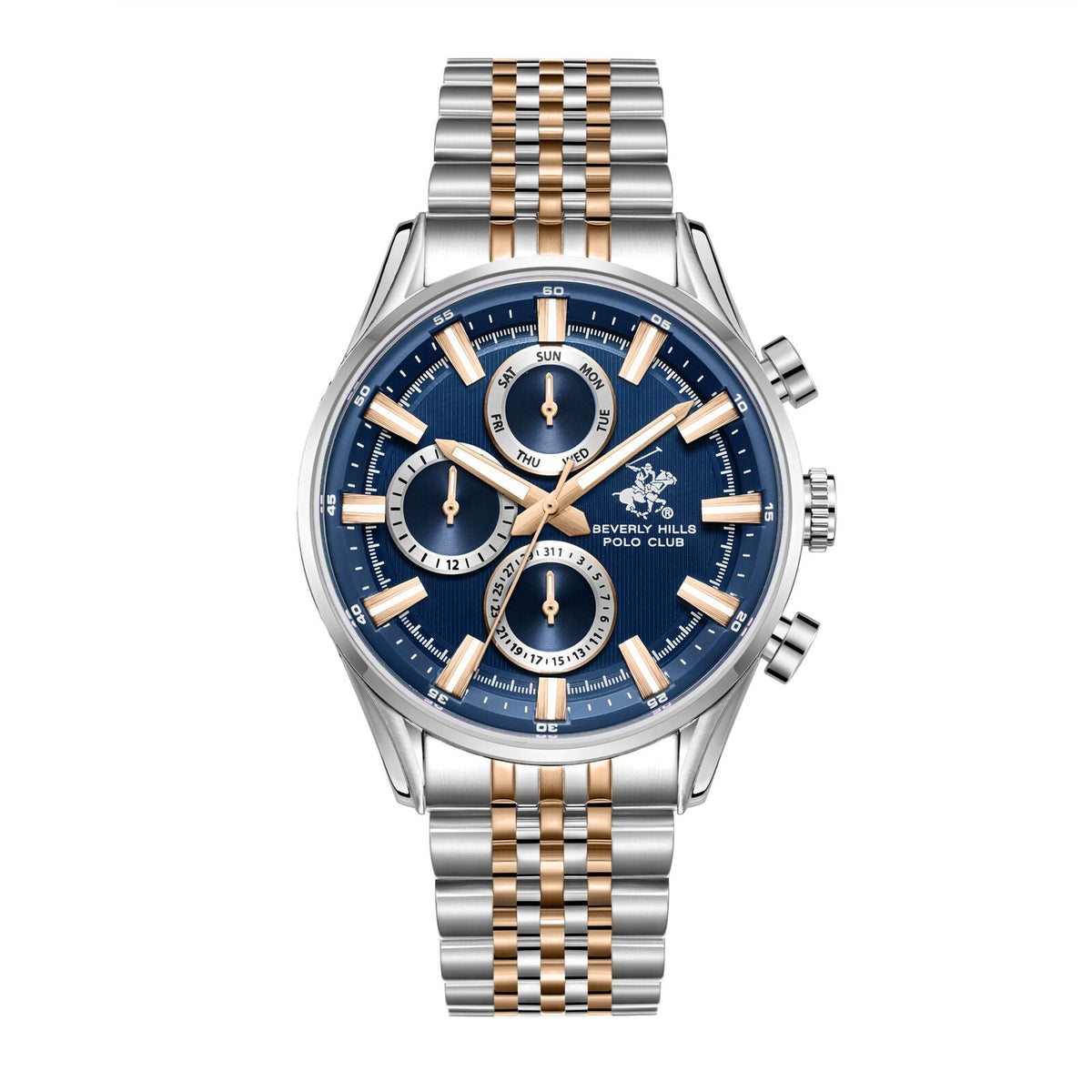 Beverly Hills Polo Club Two tone Men's Watch - BP3823X.590 BP3823X.590 - Image 1