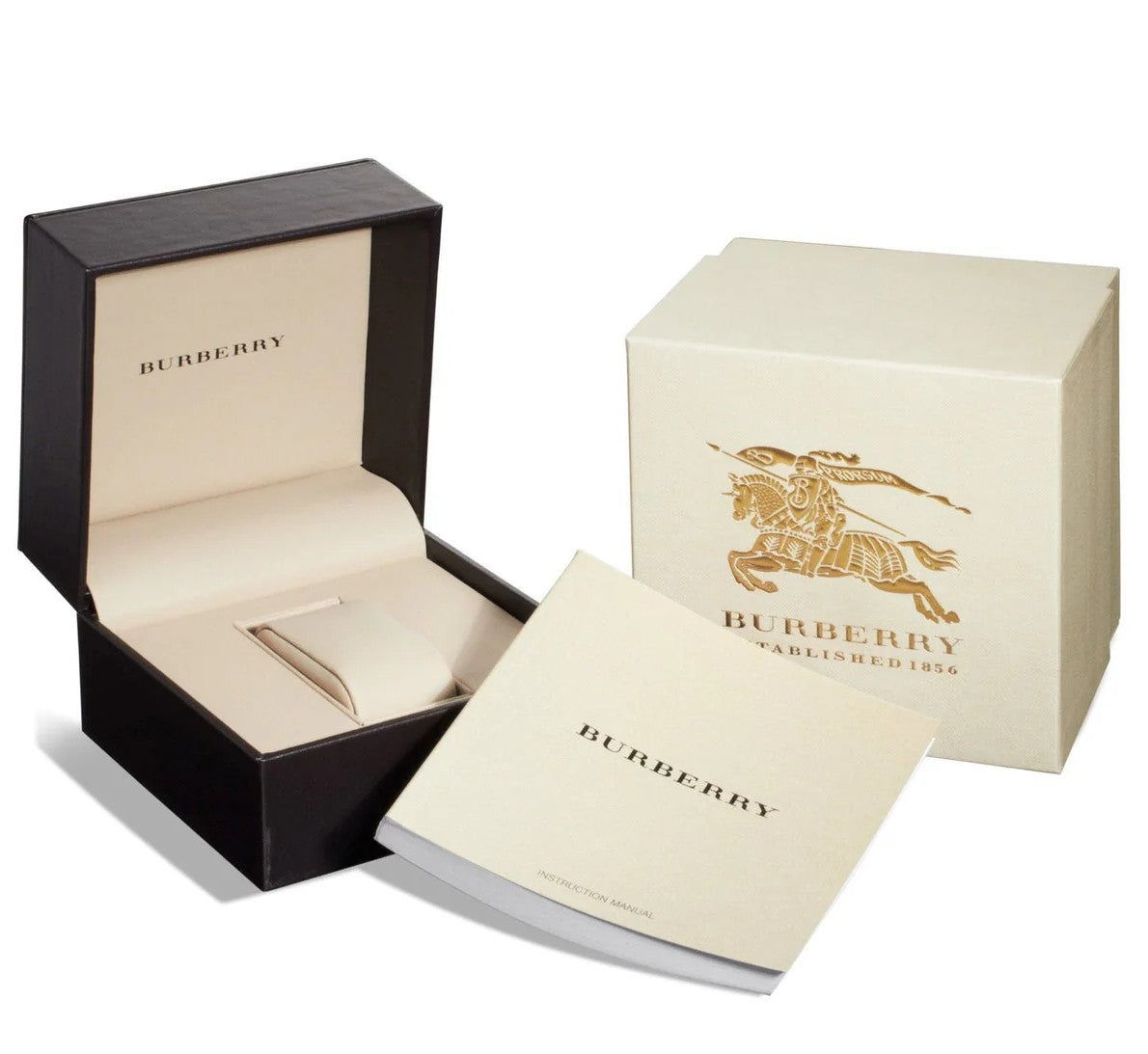 Burberry The City Check Stamped Silver White Dial Rose Gold Stainless Steel Unisex BU9004
