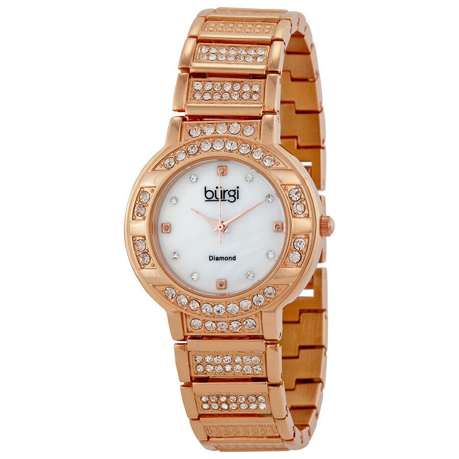 Burgi Rose gold-tone brass Ladies Watch BUR067RG - Dawson Watches