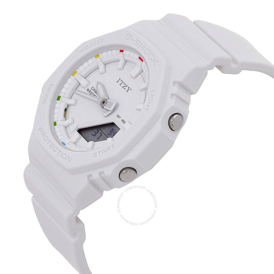 Casio Alarm World Time Quartz Analog-Digital White Dial Ladies Watch GMAP2100IT-7A - Dawson Watches #2