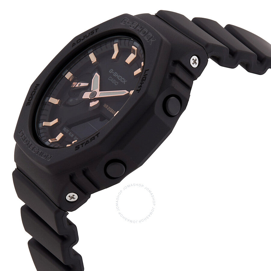 Casio G-Shock Alarm World Time Quartz Analog-Digital Black Dial Ladies Watch GMA-S2100-1A - Dawson Watches #2
