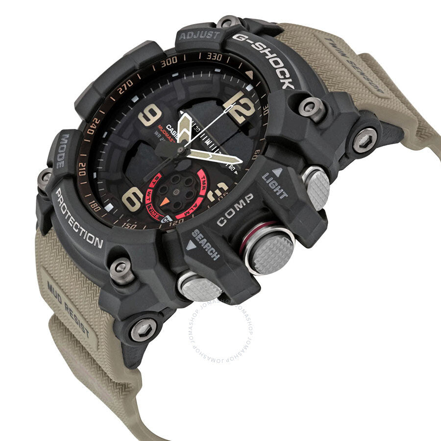 Casio G-Shock Black Dial Tan Resin Strap Men's Watch GG1000-1A5 - Dawson Watches #2