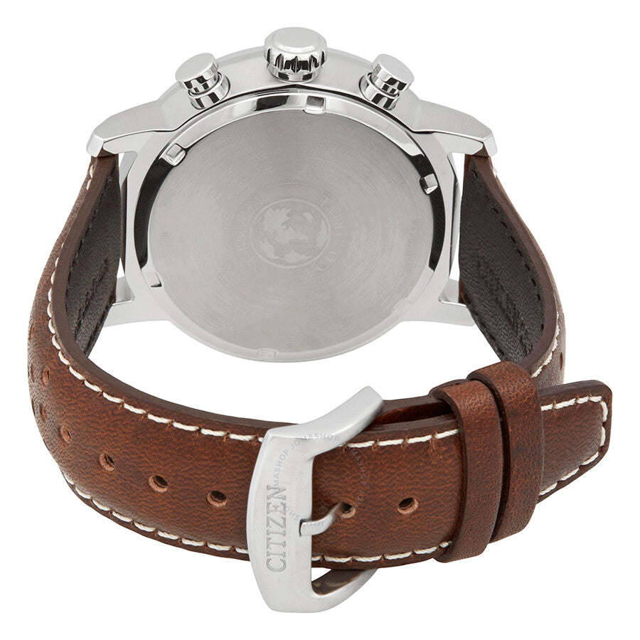 Citizen Brycen Chronograph Light Brown Dial Men's Watch CA0649-06X - The Watches Men & Co #3