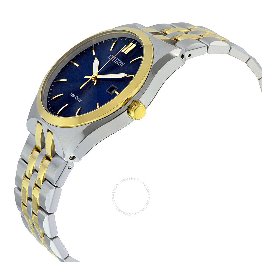 Citizen Corso Eco-Drive Blue Dial Two-tone Men's Watch BM7334-58L - The Watches Men & Co #2