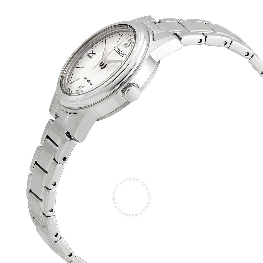 Citizen Eco-Drive White Dial Ladies Watch FE1220-89A - The Watches Men & Co #2