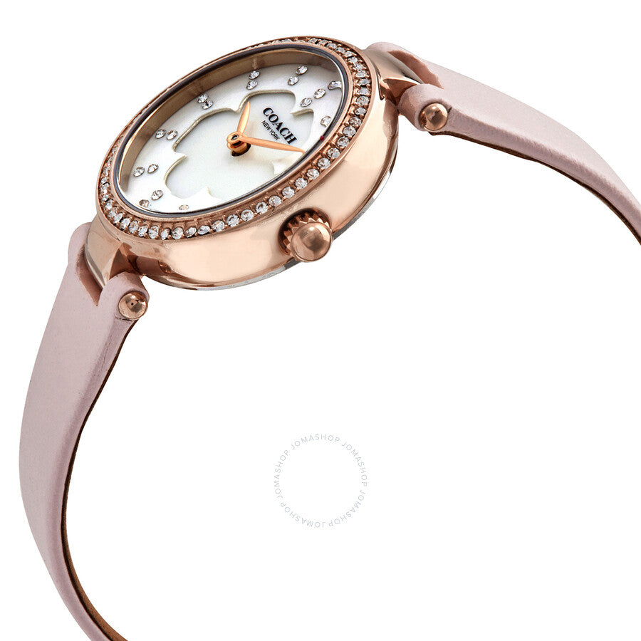 Coach Perry Mother of Pearl Crystal Dial Ladies Watch 14503190 - Dawson Watches #2