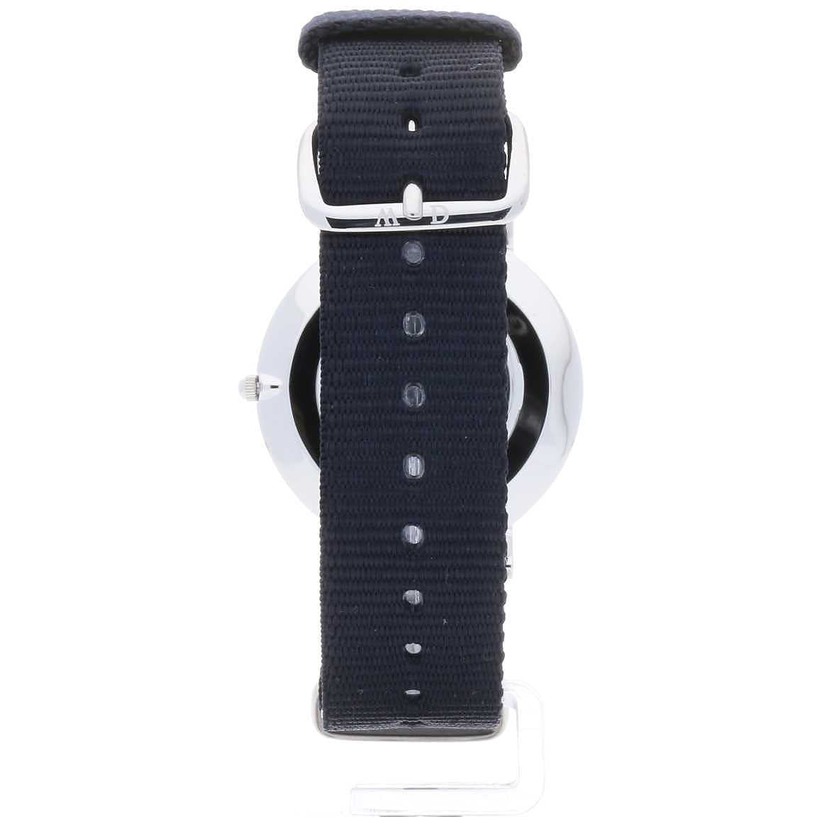 Daniel Wellington Cornwall 36mm Silver Bezel Black Nylon Strap Women's Watch - DW00100151
