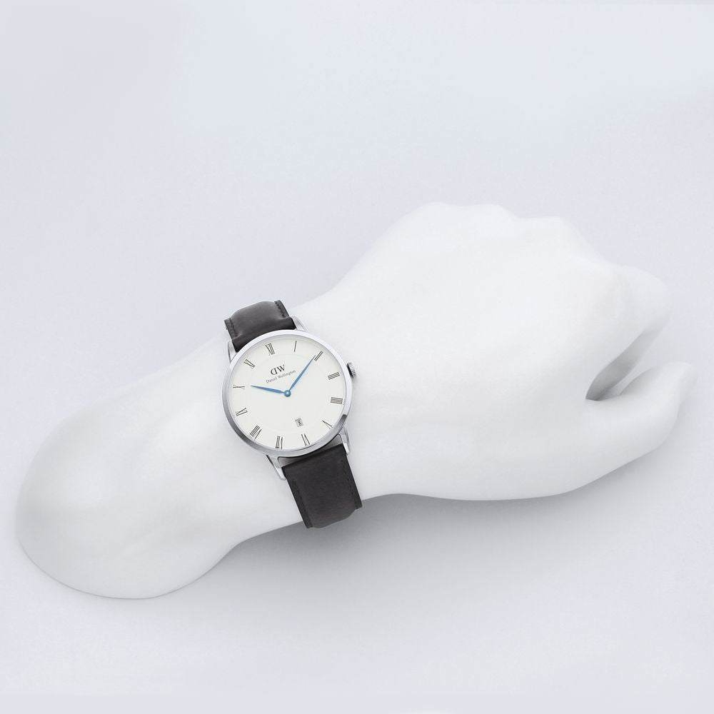 Daniel Wellington Dapper Sheffield 38mm Men's Silver Watch DW00100088