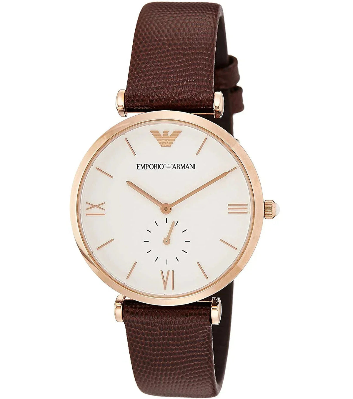 Emporio Armani Rose Gold Ladies Watch - AR9042 - Women’s Watches