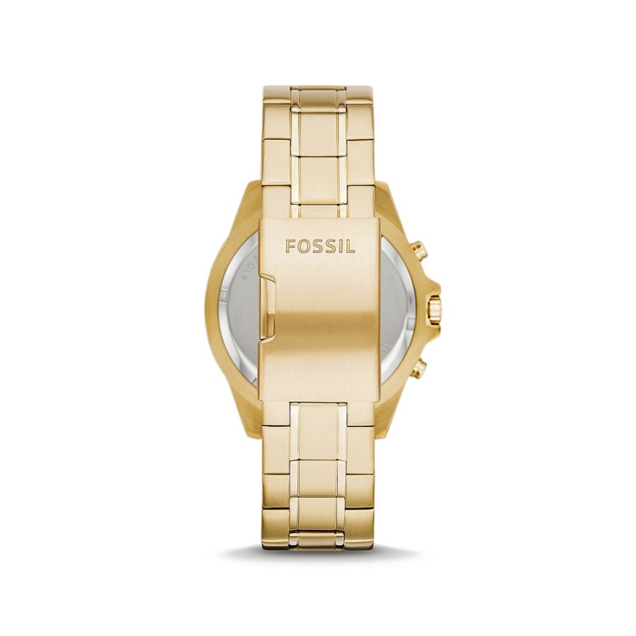 Fossil Garrett Chronograph Quartz Gold Dial Men’s Watch FS5772 - Watch