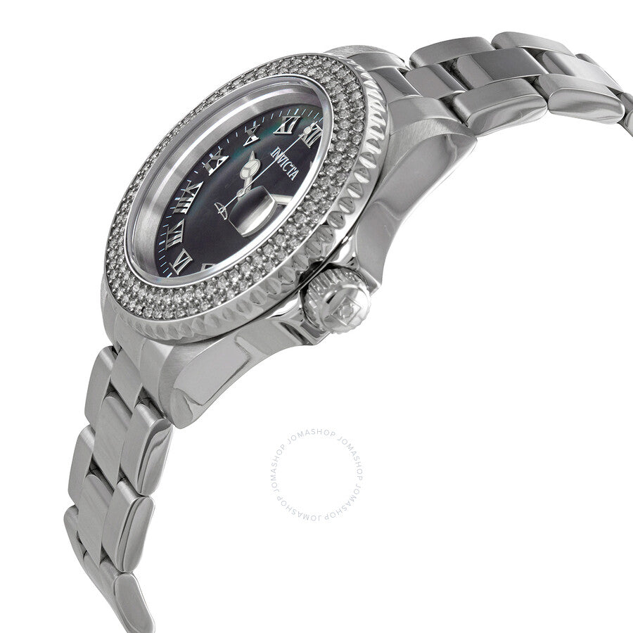 Invicta Angel Black Mother of Pearl Dial Ladies Watch 21711 - The Watches Men & Co #2