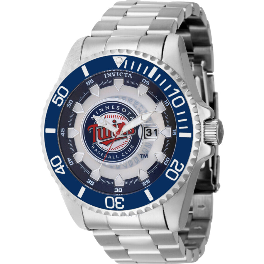 Invicta MLB Minnesota Twins Quartz Men's Watch 43470 - The Watches Men & Co