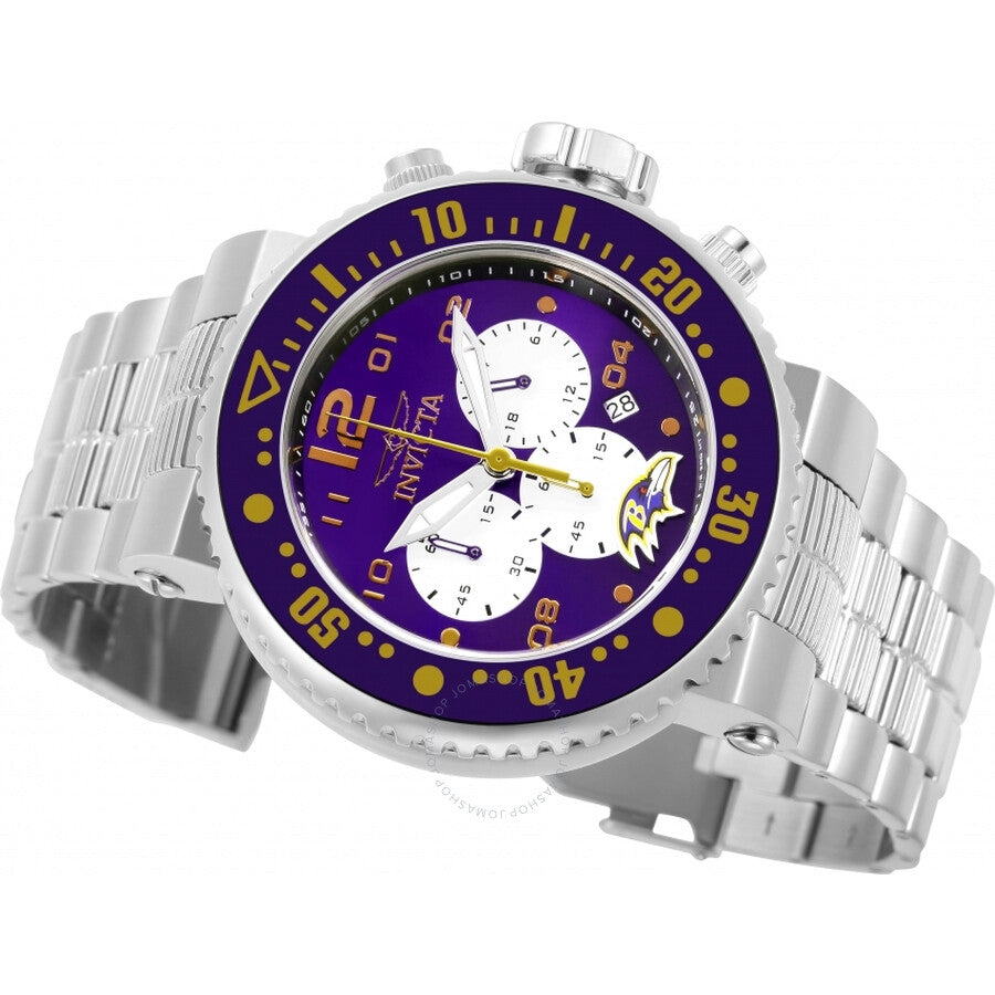 Invicta NFL Baltimore Ravens Chronograph Quartz Men's Watch 30257 - The Watches Men & Co #2
