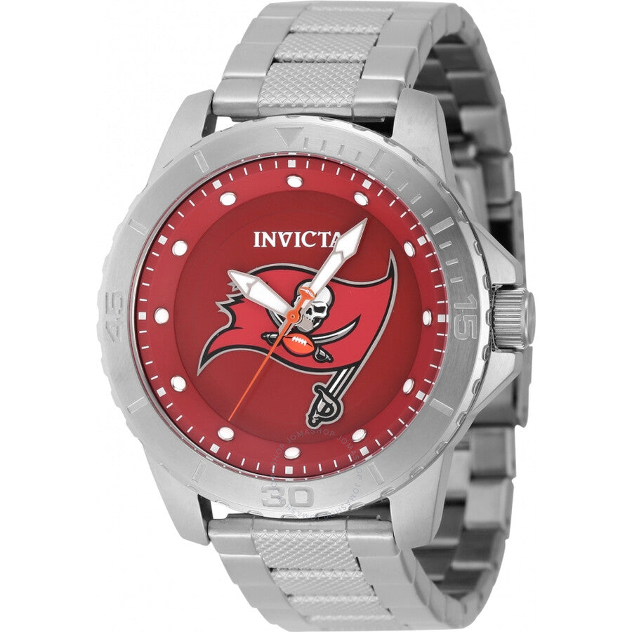 Invicta Nfl Tampa Bay Buccaneers Quartz Red Dial Men's Watch 48090 - The Watches Men & Co