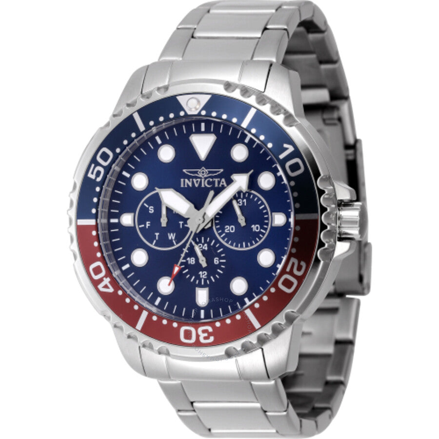 Invicta Pro Diver Quartz Blue Dial Men's Watch 47227 - The Watches Men & Co