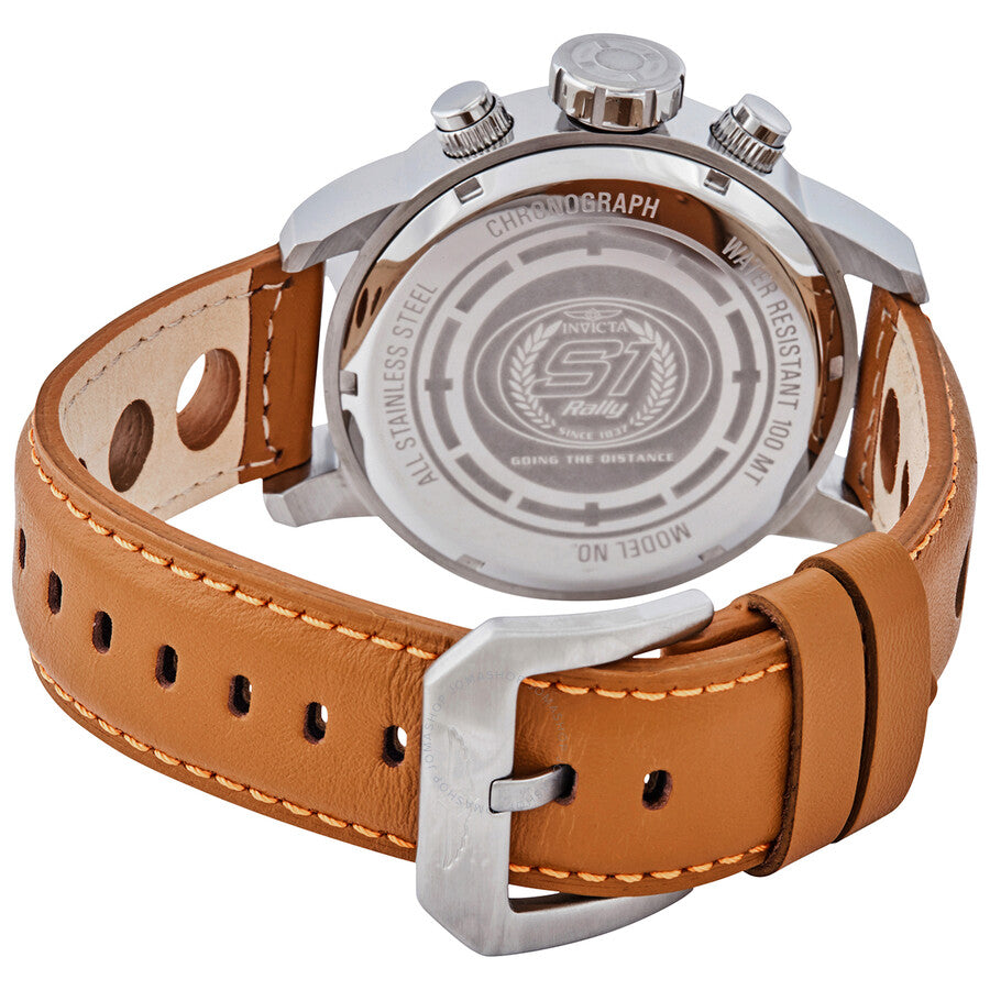 Invicta S1 Rally Chronograph Quartz Brown Dial Men's Watch 16015 - The Watches Men & Co #3