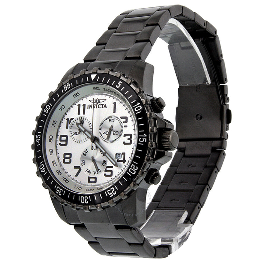 Invicta Specialty Pilot Chronograph Silver Dial Men's Watch 11370 - The Watches Men & Co #2