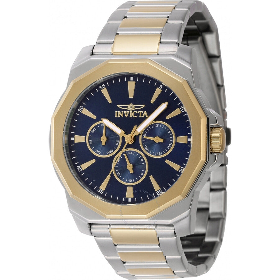 Invicta Speedway Quartz Date Day Blue Dial Men's Watch 46848 - The Watches Men & Co