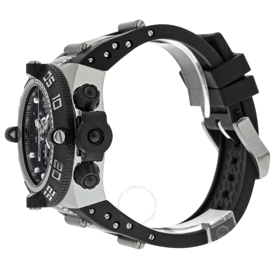 Invicta Subaqua Noma IV Black Dial Chronograph Stainless Steel Men's Watch 6564 - The Watches Men & Co #4
