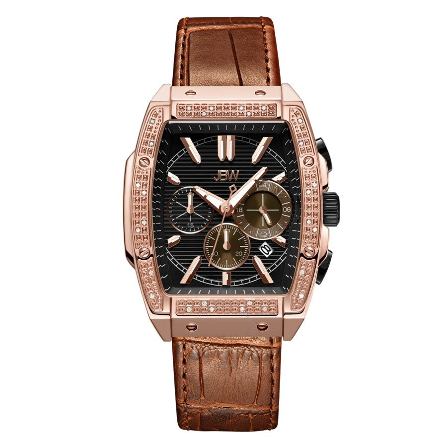 JBW Echelon Chronograph Quartz Diamond Grey Dial Men's Watch J6379D - Dawson Watches