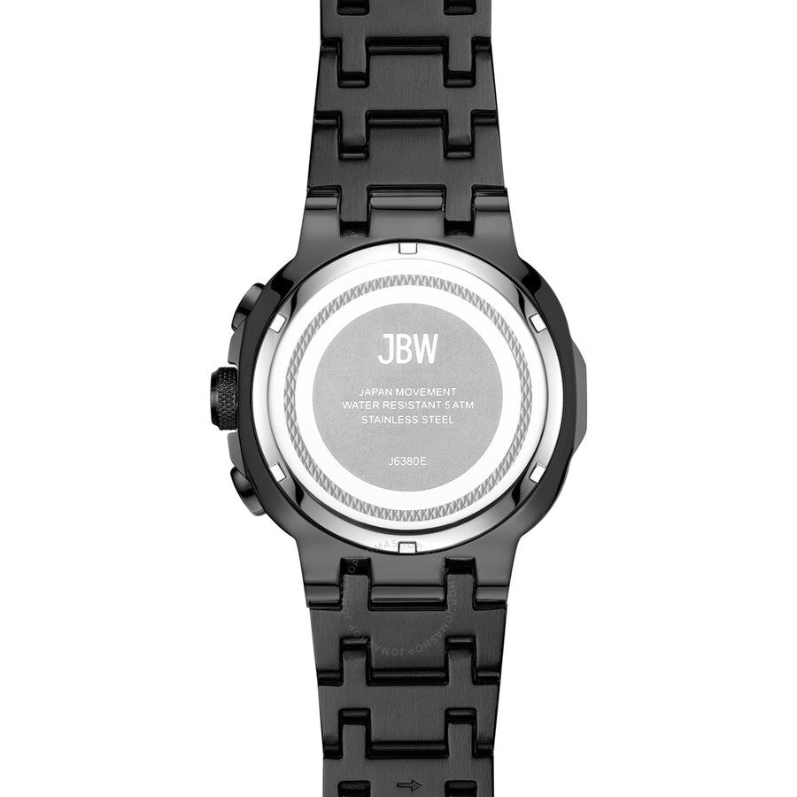 JBW Heist GMT Quartz Black Dial Unisex Watch J6380E - Dawson Watches #2
