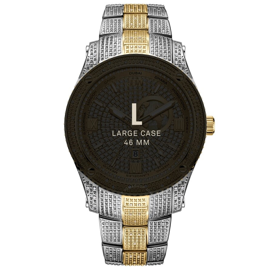 JBW Jet Setter GMT Quartz Men's Diamond Watch J6370D#J6370D - Dawson Watches #6
