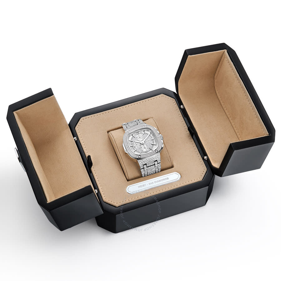 JBW Platinum Series Chronograph Silver-tone Dial Men's Watch PS545B#PS545B - Dawson Watches #6