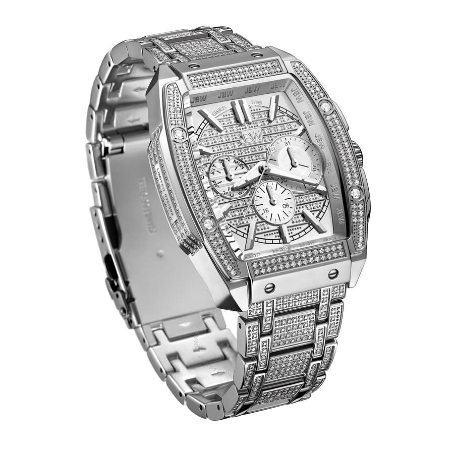 JBW Platinum Series Silver-tone Dial Men's Watch PS570B - Dawson Watches #4