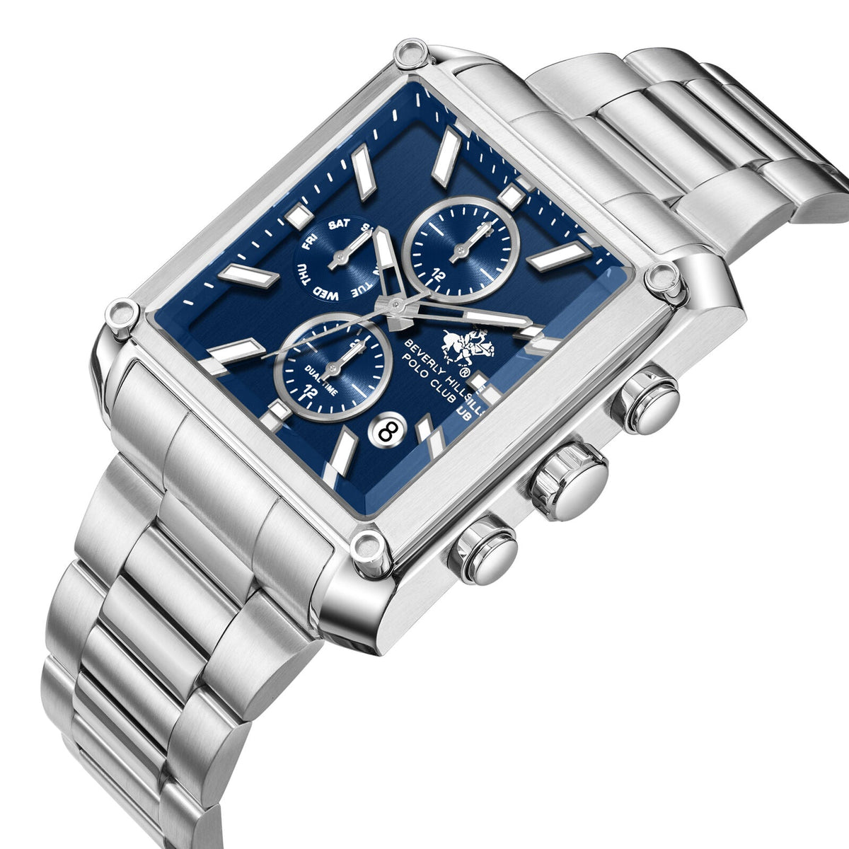Beverly Hills Polo Club Silver Men's Watch BP3868X.390 BP3868X.390 - Image 2