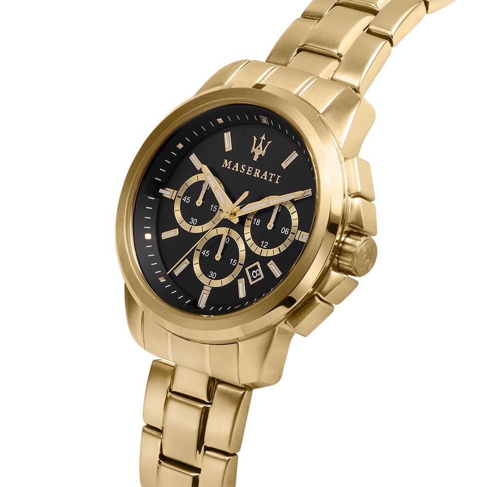 Maserati Successo Chronograph Quartz Black Dial Men’s Watch R8873621013 - Watch