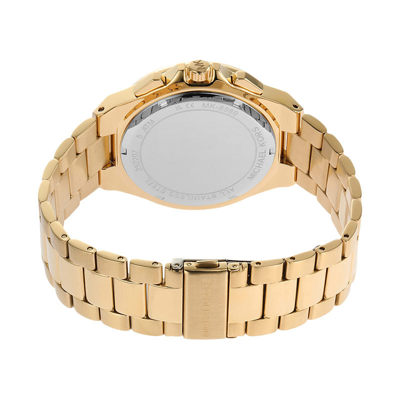 Michael Kors Lennox Pavé Chronograph Gold Men's Watch - MK8989