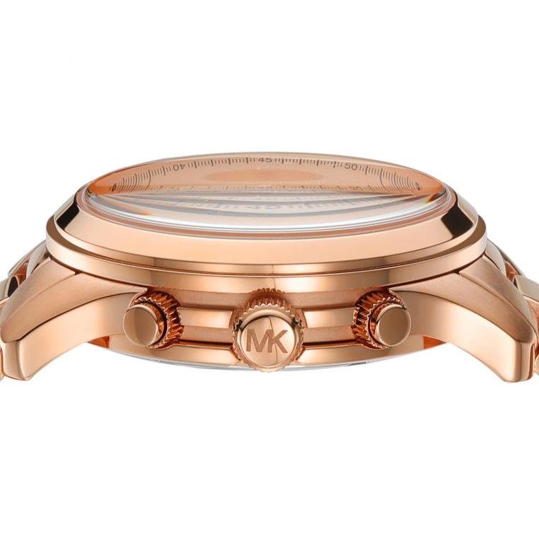 Michael Kors Runway Chronograph Quartz Rose Gold-Tone Women's Watch - MK7324