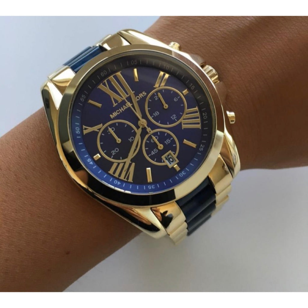 Michael Kors Bradshaw Blue Dial Chronograph Men’s Watch MK6268 - Watch
