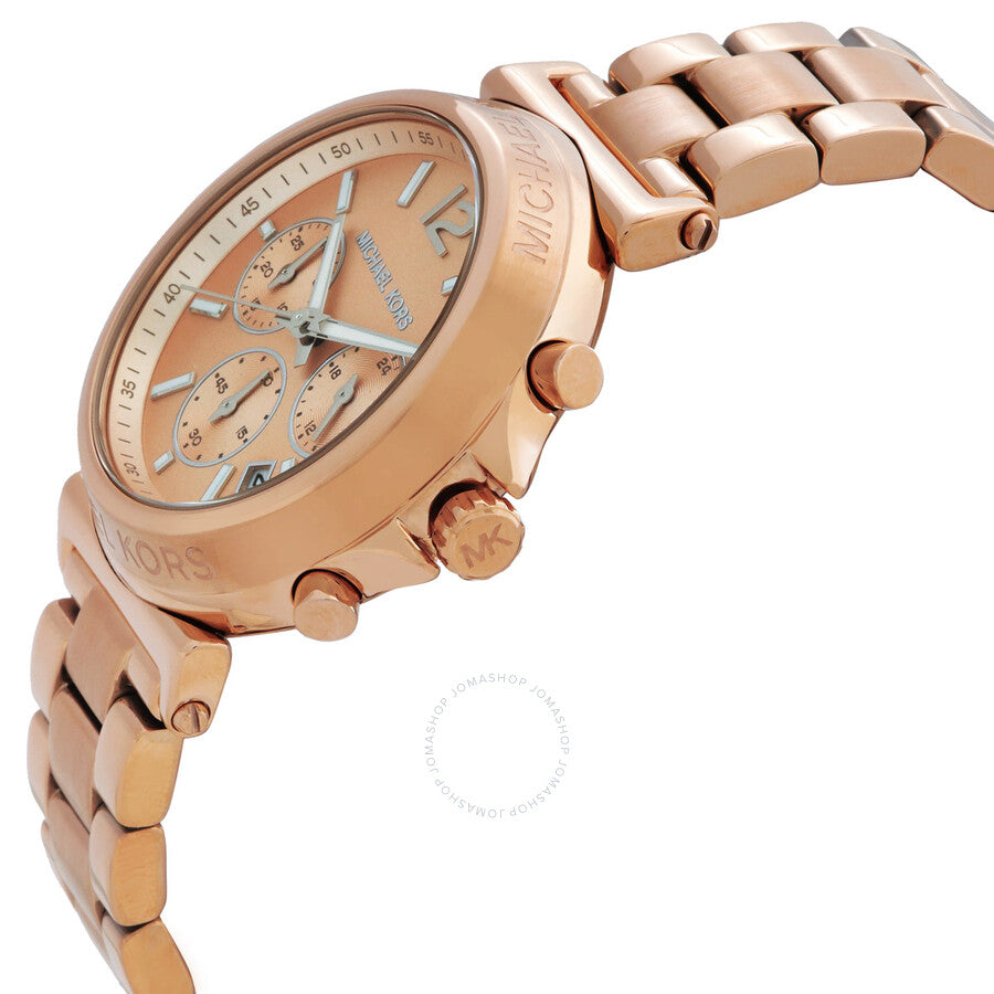 Michael Kors Maren Chronograph Quartz Rose Gold Dial Ladies Watch MK7494 - Kiwi Watches #2