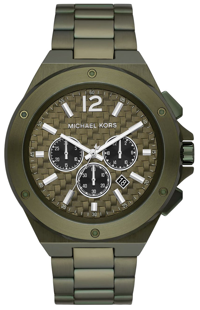 Michael Kors Lennox Chronograph Olive Green Men's Watch - MK9103