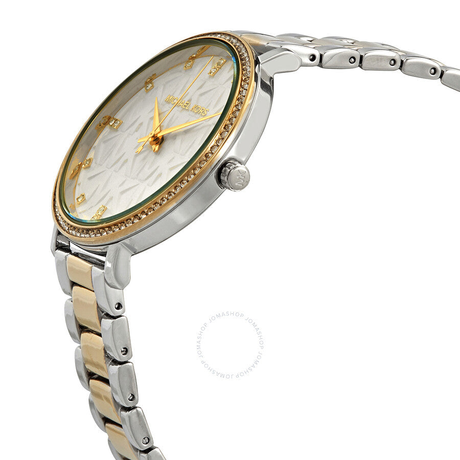 Michael Kors Pyper Quartz Crystal White Dial Ladies Watch MK4595 - Kiwi Watches #2