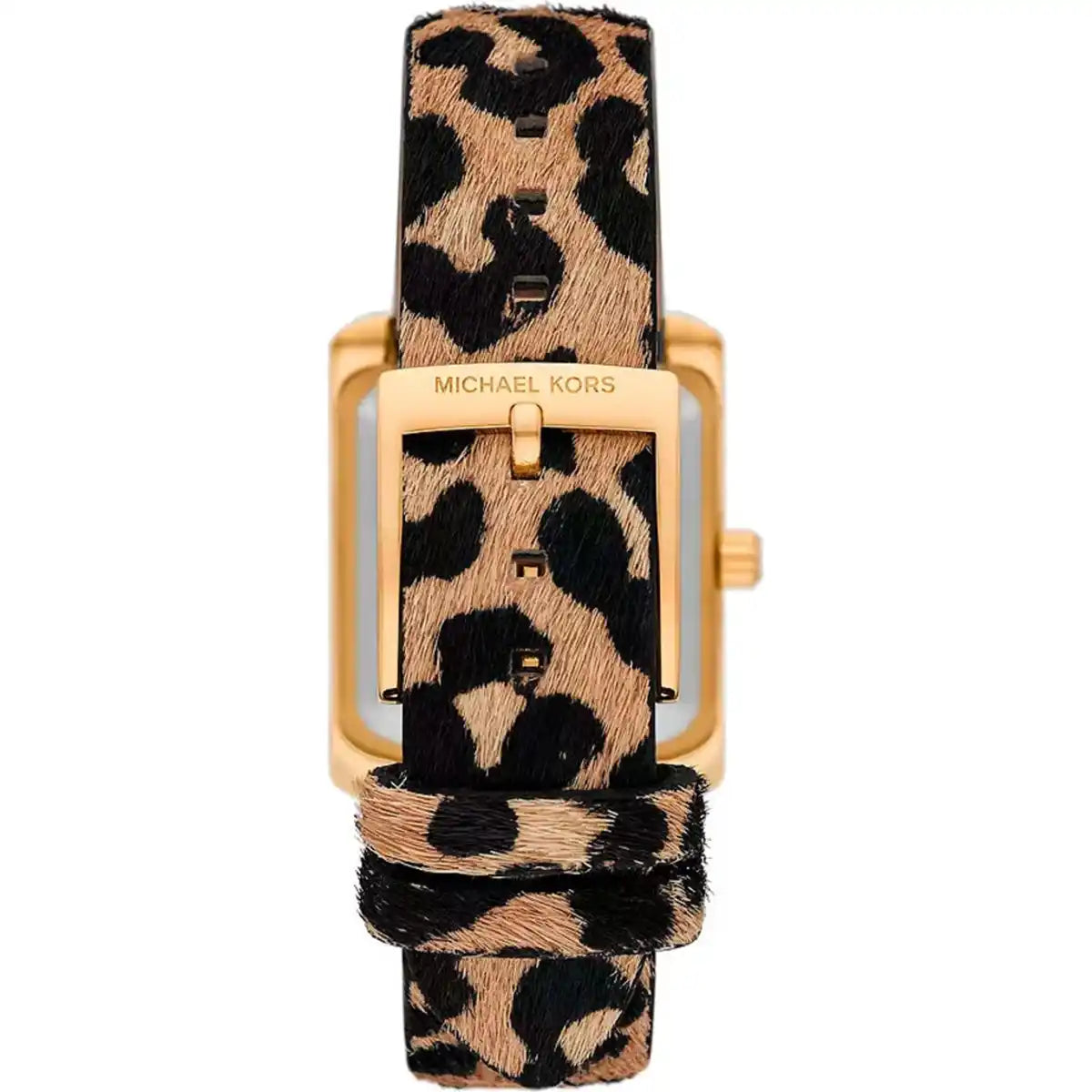 Michael Kors Emery Three-Hand Animal Print Leather Women's Watch - MK7387