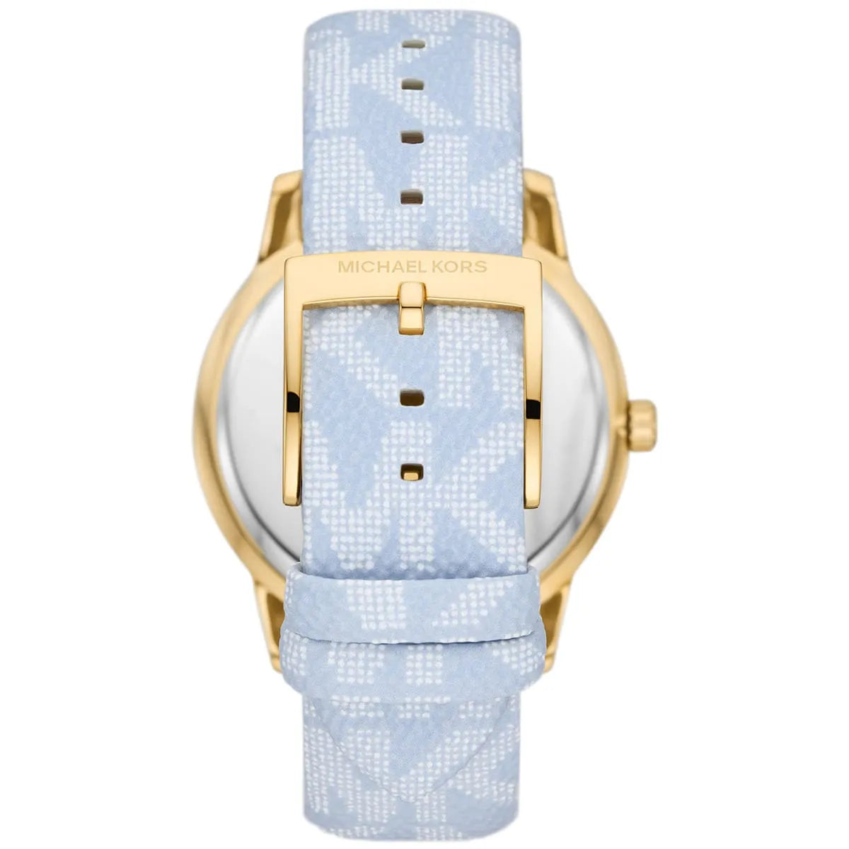 Michael Kors Tibby Multifunction White Dial Blue Genuine Leather Women's Watch - MK2965