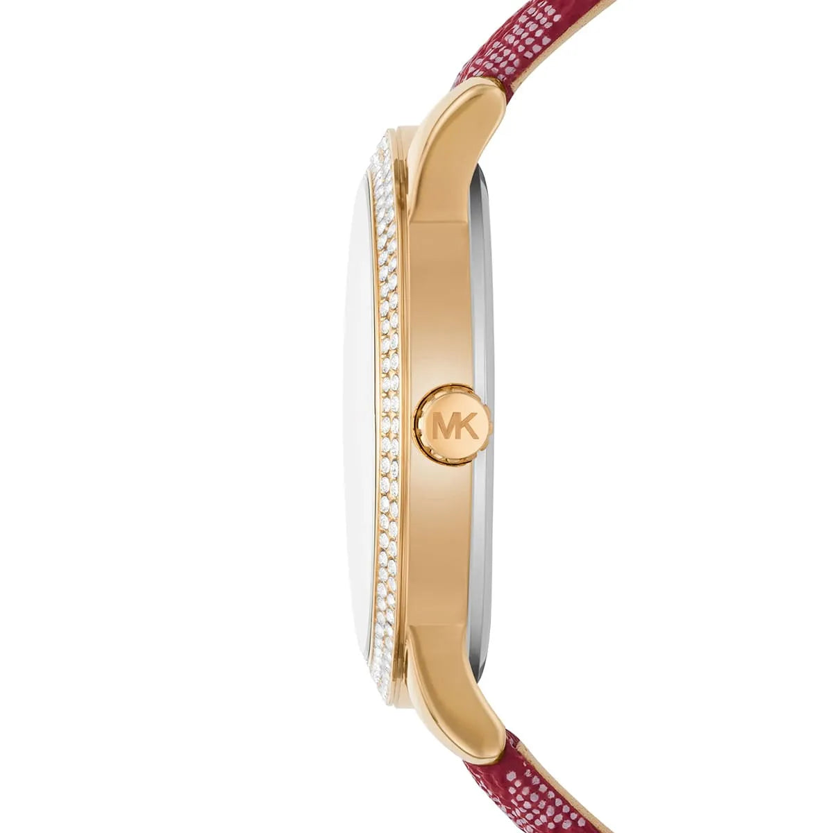 Michael Kors Tibby Multifunction Red Logo Strap Women's Watch - MK2975