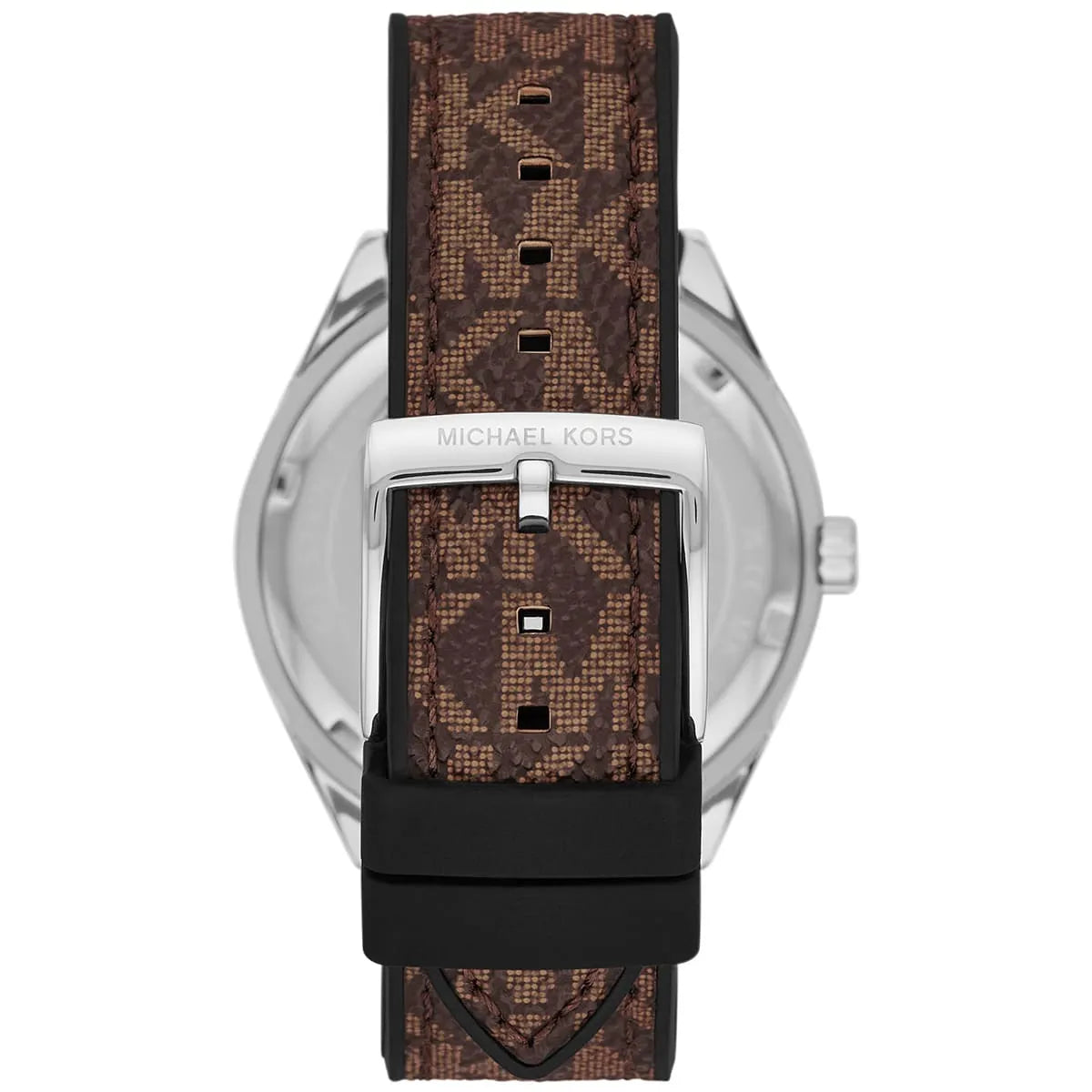 Michael Kors Jessa Multifunction Silver Sunray Dial Brown PVC Women's Watch - MK7205