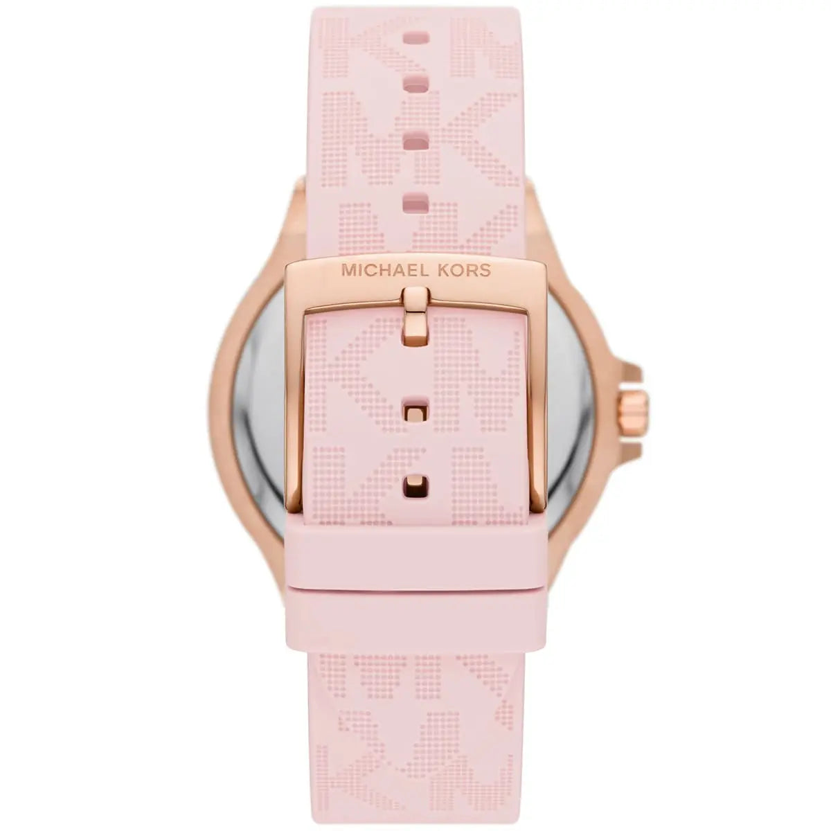 Michael Kors Lennox Rose Gold Dial and Pink Silicone Strap Women's Watch - MK7282